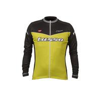 Lusso Classico Long Sleeve Cycling Jersey - Lime / Small