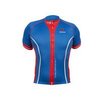 lusso leggero short sleeve cycling jersey red small