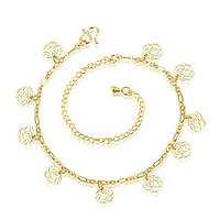 Lucky Doll Women\'s All Matching Gold Plated Anklet