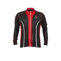 lusso leggero long sleeve cycling jersey black xlarge