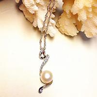 lucky doll womens pendant necklaces pearl sterling silver unique desig ...
