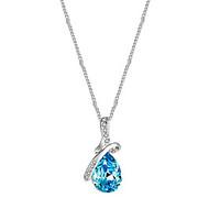 lureme womens pendant necklaces crystal taper shape crystal alloyuniqu ...