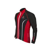 lusso leggero thermal cycling jacket black red medium