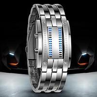 luxury oversized fashion led binary wrist watch with date display wate ...