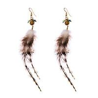 lureme Drop Earrings Jewelry Unique Design Dangling Style Tassels Movie Jewelry Fashion Adjustable Stretch Feather AlloyGeometric Wings /