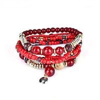 lureme bohemian handmade beads charms multi strand textured stackable  ...