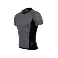 Lusso Dryline Short Sleeve Cycling T-Shirt - Grey / Large