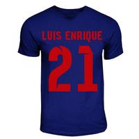 luis enrique barcelona hero t shirt navy