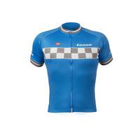 Lusso Evolve Short Sleeve Cycling Jersey - Blue / Medium