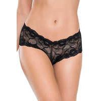 Luxuriant Lace Crotchless Hipster