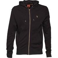 luke 1977 mens bbe zip through hoody black