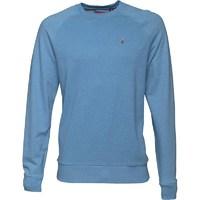 luke 1977 mens honey guy crew neck jumper marl lux sky