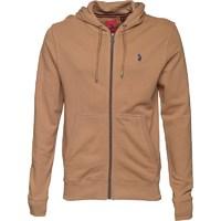 luke 1977 mens delta zip through hoody stone