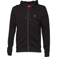 luke 1977 mens delta zip through hoody black