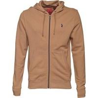 LUKE 1977 Mens Delta Zip Through Hoody Stone