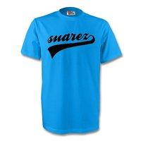 luis suarez uruguay signature tee sky blue kids