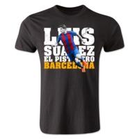 luis suarez barcelona player t shirt black kids