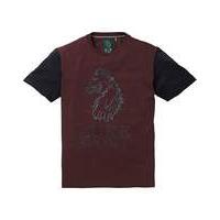 Luke Sport Contrast Lion T-Shirt Long