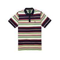 Luke Honestly Striped Dark Navy Polo Reg