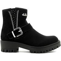 lulu lulu ll120008s ankle boots kid boyss childrens mid boots in black