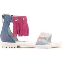 lulu lulu lt260005t sandals kid jeans girlss childrens sandals in blue