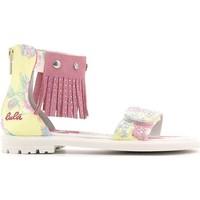 lulu lulu lt260005t sandals kid yellow girlss childrens sandals in yel ...