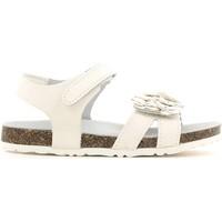 lulu lulu lt240009l sandals kid bianco girlss childrens sandals in whi ...