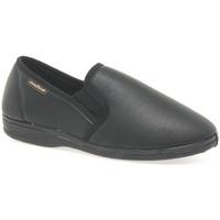 Lunar Goodyear Trent Mens Slippers men\'s Slip-ons (Shoes) in black