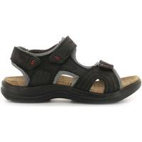 lumberjack sm30606 001 b02 sandals man black mens sandals in black