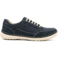 Lumberjack SM10905 001 M02 Shoes with laces Man Navy bleu men\'s Shoes (Trainers) in blue
