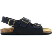 lumberjack 1395 d01 sandals man navy bleu mens sandals in blue