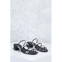 Lucite Strap Heels