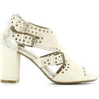 Luca Stefani 512237 High heeled sandals Women Latte women\'s Sandals in white