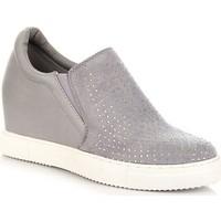 lu boo szare na z krysztakami womens shoes trainers in grey