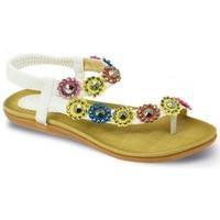 lunar jlh871 bloom womens sandals womens sandals in white