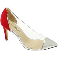 Lunar Ladies Cortez Perspex Court Shoe women\'s Court Shoes in red