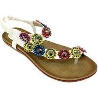 lunar ladies bloom flower toe post sandal womens flip flops sandals sh ...