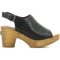 Lumberjack SW26106 001 B01 High heeled sandals Women Black women\'s Sandals in black