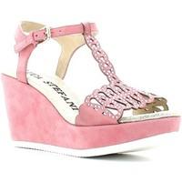 luca stefani 290412 wedge sandals women pink womens sandals in pink