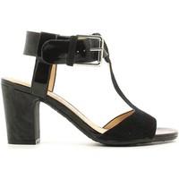 Luca Stefani 120101 High heeled sandals Women Black women\'s Sandals in black
