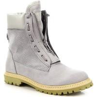 lu boo szare timberki z zamkiem womens low ankle boots in grey