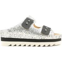 luca stefani 580230 sandals women silver womens mules casual shoes in  ...