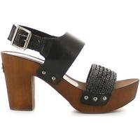 Lumberjack SW26206 001 B01 High heeled sandals Women Black women\'s Sandals in black