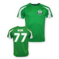 luis nani sporting lisbon sports training jersey green