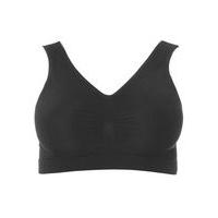 Lucy Black Seam Free Bra, Black