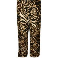 Lucetta Print Palazzo Trousers - Brown
