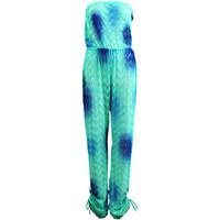 Luli Fama Turquoise Siete Mares Jumpsuit women\'s Jumpsuit in blue