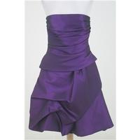 Luis Civit: Size 10: Purple strapless dress