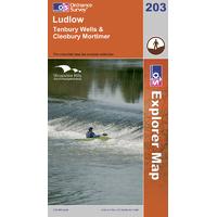 Ludlow - OS Explorer Active Map Sheet Number 203