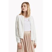 lucia lace mix bomber jacket